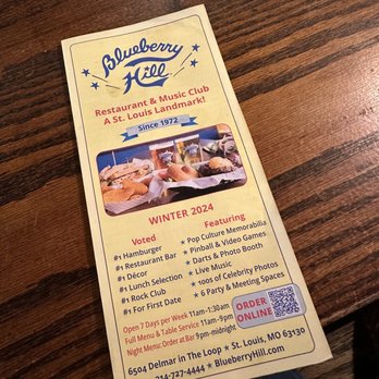 Blueberry Hill - Menu - American Near Me - Saint Louis, Missouri Blueberry Hill - Menu - American Near Me - Saint Louis, Missouri