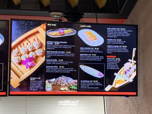 Menu photo 2 Sushi El Sinaloense Costa Mesa, CA Menu photo 2 Sushi El Sinaloense Costa Mesa, CA