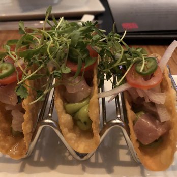 Morimoto - Tuna tacos - Japanese Near Me - Las Vegas, Nevada