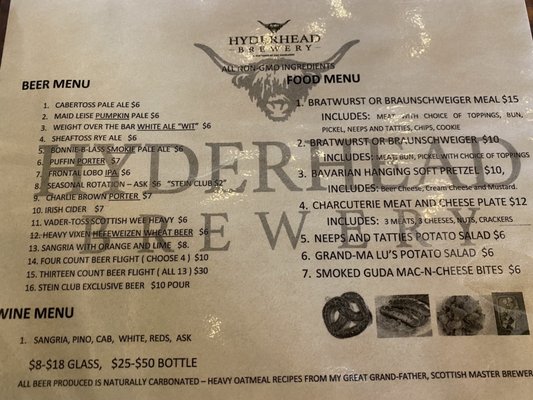 Menu photo 7 Hyderhead Brewery Deland, FL Menu photo 7 Hyderhead Brewery Deland, FL