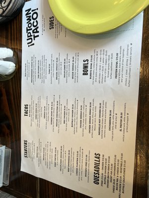 Menu photo 6 Uptown Taco Floral Park, NY