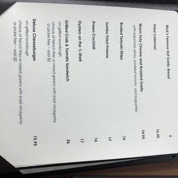 Nick's Seafood Restaurant - App menu - Seafood Near Me - Pacifica, California Nick's Seafood Restaurant - App menu - Seafood Near Me - Pacifica, California