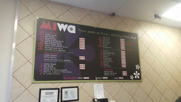 Menu photo 2 MIWA Hibachi & Sushi Express Ocoee, FL Menu photo 2 MIWA Hibachi & Sushi Express Ocoee, FL