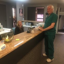 Larry Wilson, DDS - Dental Richardson - Dr. Wilson and his lovely receptionist!
