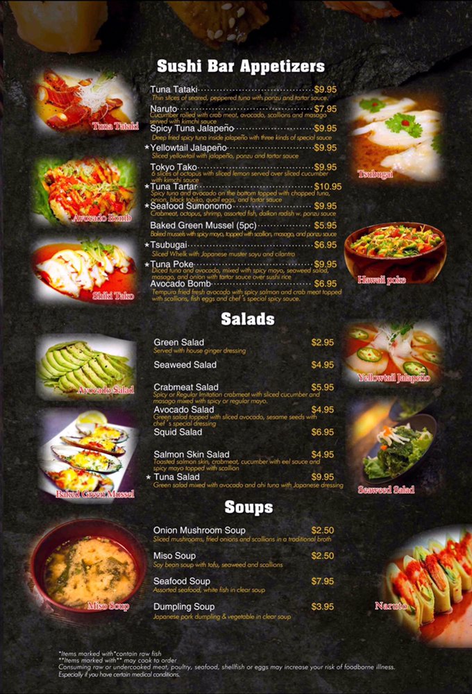 Food from Tokyo Japanese Steakhouse