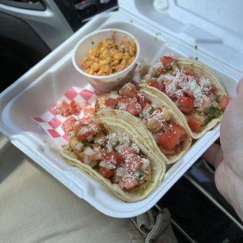 The 5000 - Shrimp tacos and corn salad - Food Trucks Near Me - Laurel, Mississippi The 5000 - Shrimp tacos and corn salad - Food Trucks Near Me - Laurel, Mississippi