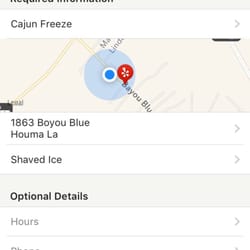 The Cajun Freeze - Great ice!