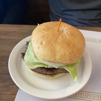 Kayuta Drive-In - a hamburger on a plate - New American Near Me - Remsen, New York Kayuta Drive-In - a hamburger on a plate - New American Near Me - Remsen, New York