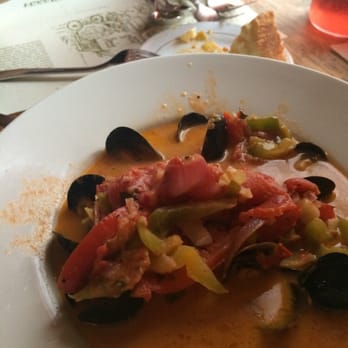 The Globe Restaurant - Mussels, half eaten of course - Canadian (New) Near Me - Mono, Ontario
