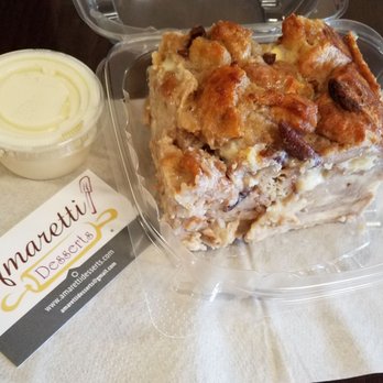 Amaretti Desserts - WHITE CHOCOLATE BREAD PUDDING (My Top 3 favorite dessert) So Yummy!!! - Desserts Near Me - Jacksonville, Florida Amaretti Desserts - WHITE CHOCOLATE BREAD PUDDING (My Top 3 favorite dessert) So Yummy!!! - Desserts Near Me - Jacksonville, Florida