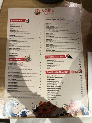 Menu photo 4 Nomu Izakaya Jacksonville, FL
