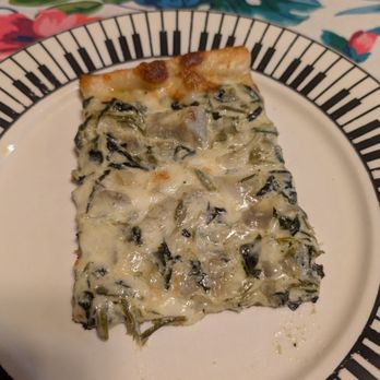 Dough & Co. Pizza - Spinach and artichoke slice - Pizza Near Me - Huntington, New York Dough & Co. Pizza - Spinach and artichoke slice - Pizza Near Me - Huntington, New York
