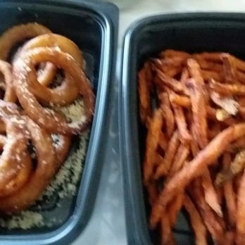 Yard House - Onion rings are crunchy and sweet potatoes - New American Near Me - Bakersfield, California