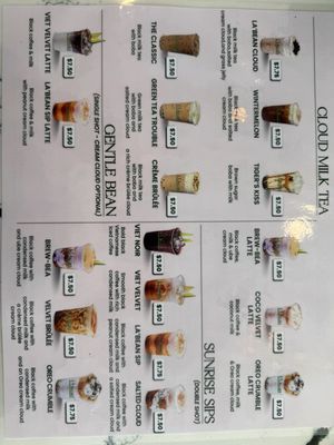 Menu photo 8 LA bean Bellevue, WA