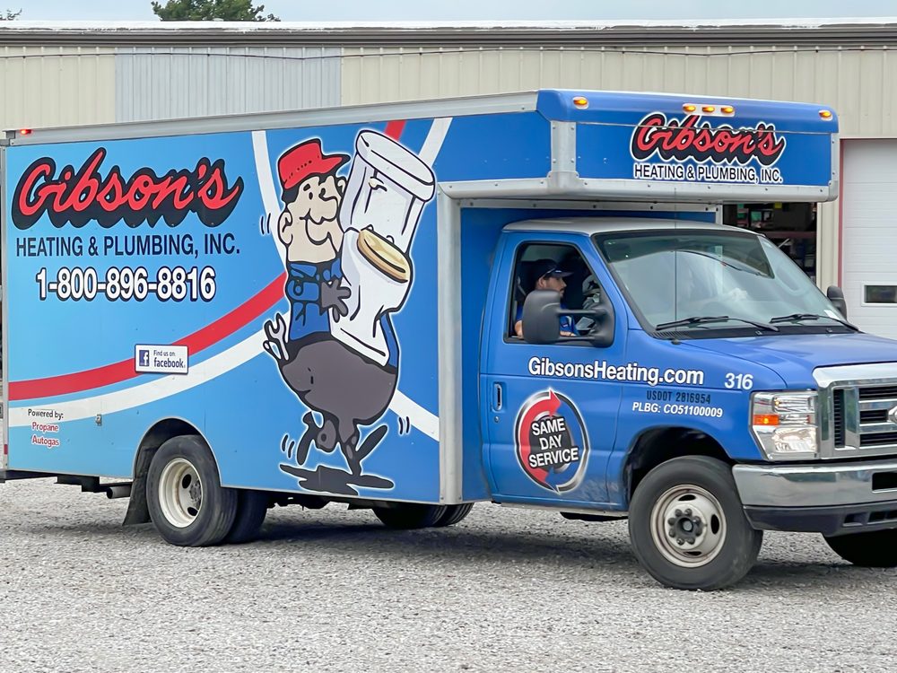 Slide of Gibson's Heating & Plumbing