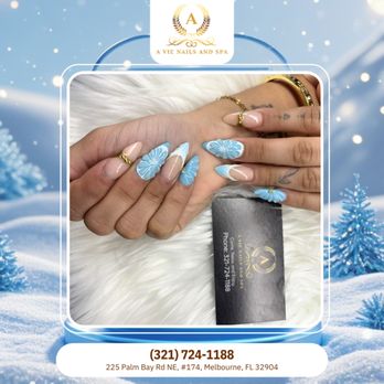 A' Vie Nails And Spa - This Christmas, you deserve beautiful nails! Come in and let us treat you. Schedule now!
ℬℴℴℴℴℯℴ - Nail Salons Near Me - Melbourne, Florida A' Vie Nails And Spa - This Christmas, you deserve beautiful nails! Come in and let us treat you. Schedule now!
ℬℴℴℴℴℯℴ - Nail Salons Near Me - Melbourne, Florida