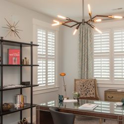 Sunburst Shutters & Window Fashions - Polywood Shutters can be customized to fit any window - they add opulence & aesthetics to any home style