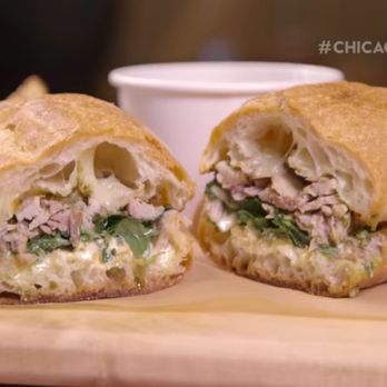Sawmilly Sandwich Shoppe - Pork Roast Dip featured 3/17/19 Chicago's Best TV. - Sandwiches Near Me - Riverside, Illinois