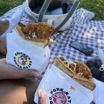 Katsu Sando - Pork and chicken katsu sando - Sandwiches Near Me - Los Angeles, California