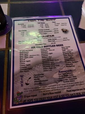 Menu photo 3 Thirsty Gator Winter Park, FL