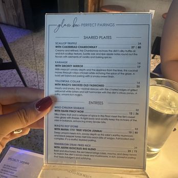 Glass Box San Diego - Menu (4/25) - Seafood Near Me - San Diego, California Glass Box San Diego - Menu (4/25) - Seafood Near Me - San Diego, California