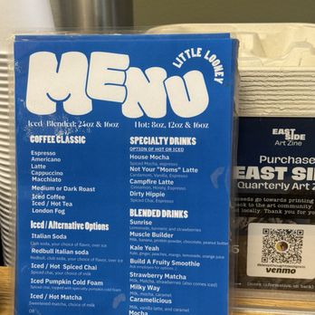 Little Looney - Menu - Coffee & Tea Near Me - Bishop, California