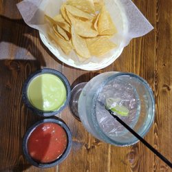 Cinco de Mayo - Chips, Ranch water, salsa, and green sauce