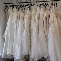 2nd rack of dresses