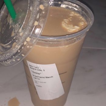 Starbucks - Iced Caramel Macchiato made with curdled milk - Coffee & Tea Near Me - Tulsa, Oklahoma Starbucks - Iced Caramel Macchiato made with curdled milk - Coffee & Tea Near Me - Tulsa, Oklahoma