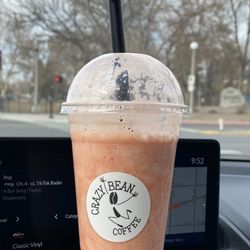 Crazy Bean Coffee - My protein shake that tastes like a  fruit tart. I like to call it the starburst!