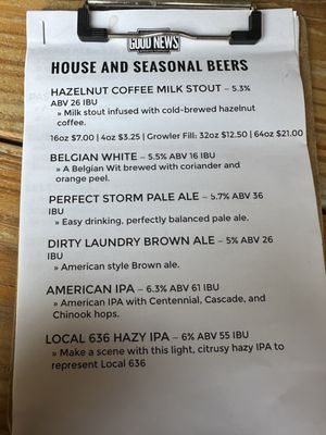 Menu photo 3 Good News Brewing Defiance Defiance, MO Menu photo 3 Good News Brewing Defiance Defiance, MO