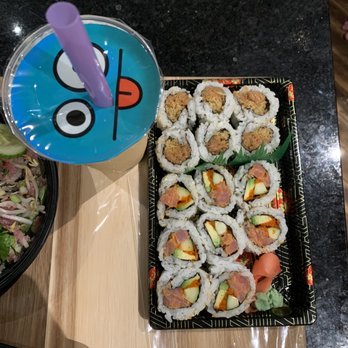 Nisa Thai Asian Cuisine - Bubble Tea, 94. Crunchy Spicy Tuna Roll (Top 6 rolls), 116. Nisa Roll (Bottom 8 rolls) - Sushi Bars Near Me - Richmond, Virginia