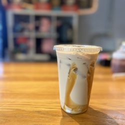 Cold brew with caramel