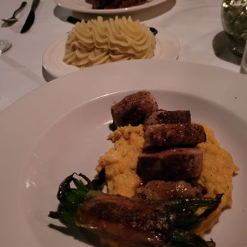 One Thirty Five Prime - Chefs special duck breast over polenta. - Steakhouses Near Me - Waco, Texas One Thirty Five Prime - Chefs special duck breast over polenta. - Steakhouses Near Me - Waco, Texas