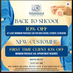 Maitland Nails & Spa - Come and enjoy our offers before they expire. 
This offers will end November 1st , 2025