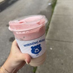 Blackberry foam chai