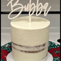 Layered Cakes + Bakes - Anni wedding cake - opted not to freeze our original cake for the 1yr & ordered a fresh remake instead in a smaller size
