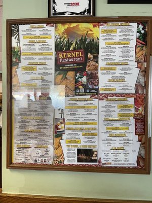 Menu photo 6 Kernel Restaurant Owatonna, MN