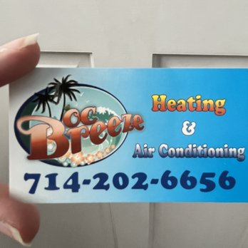 O C Breeze Heating & Air Conditioning - Never forget this company! - Heating & Air Conditioning/HVAC Near Me - Melbourne, Florida