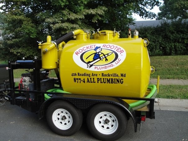 Slide of Rocket Rooter Plumbing