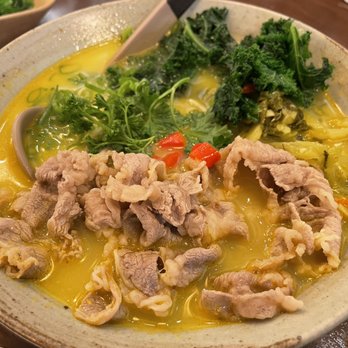 Seven Grams - Pretty good.  Golden noodle soup or something.  I think I'd try them all next time. - Chinese Near Me - Tustin, California