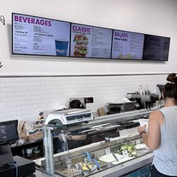 What A Bagel - Menu board