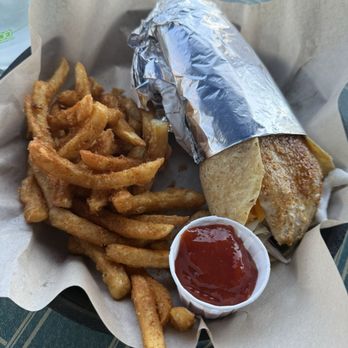 Harbor Fish Cafe - Grilled Harbor fish taco and Cajun fries light Cajun - Seafood Near Me - Carlsbad, California Harbor Fish Cafe - Grilled Harbor fish taco and Cajun fries light Cajun - Seafood Near Me - Carlsbad, California