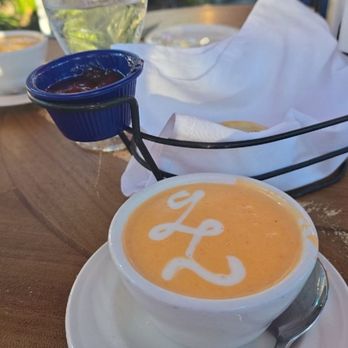 Lazy Lobster - Cup of Lobster bisque - Seafood Near Me - Longboat Key, Florida Lazy Lobster - Cup of Lobster bisque - Seafood Near Me - Longboat Key, Florida