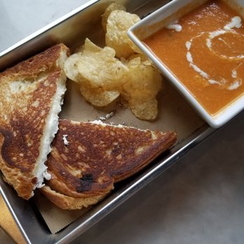 Karver Sandwich Bar - Food- 3x grilled cheese and order of tomato bisque in the cup size - Sandwiches Near Me - Beaverton, Oregon Karver Sandwich Bar - Food- 3x grilled cheese and order of tomato bisque in the cup size - Sandwiches Near Me - Beaverton, Oregon
