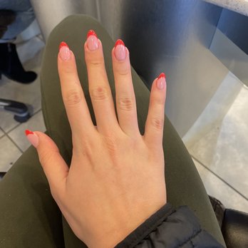 Krystal Nails & Spa - I got a full set with French tip! - Nail Salons Near Me - Tacoma, Washington Krystal Nails & Spa - I got a full set with French tip! - Nail Salons Near Me - Tacoma, Washington