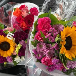 3 medium size bouquets for about $70? Very good prices