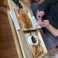 The Green Growler - OG grilled cheese is the best