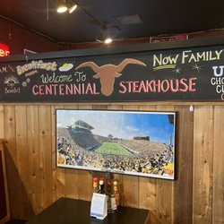 Centennial Steak House and Sports Bar - Note: Family Friendly!