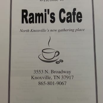 Rami's Cafe - Cafes Near Me - Knoxville, Tennessee Rami's Cafe - Cafes Near Me - Knoxville, Tennessee